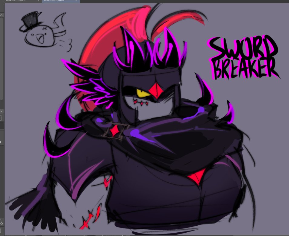 barava2018's tweet photo. rushed as hell but. sword voidbreaker. swordbreaker🥺 https://t.co/nZEpSmR7uS