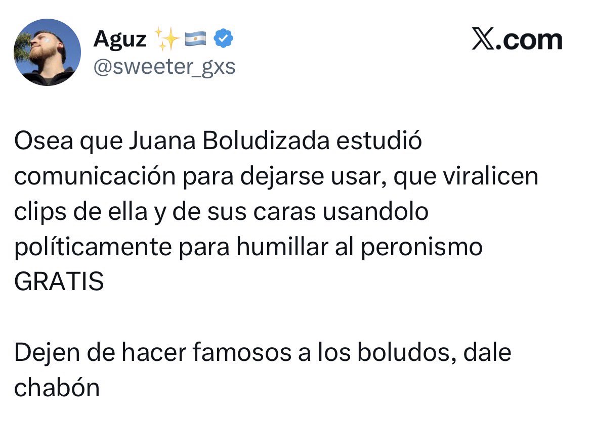 Juana Politizada tweet media