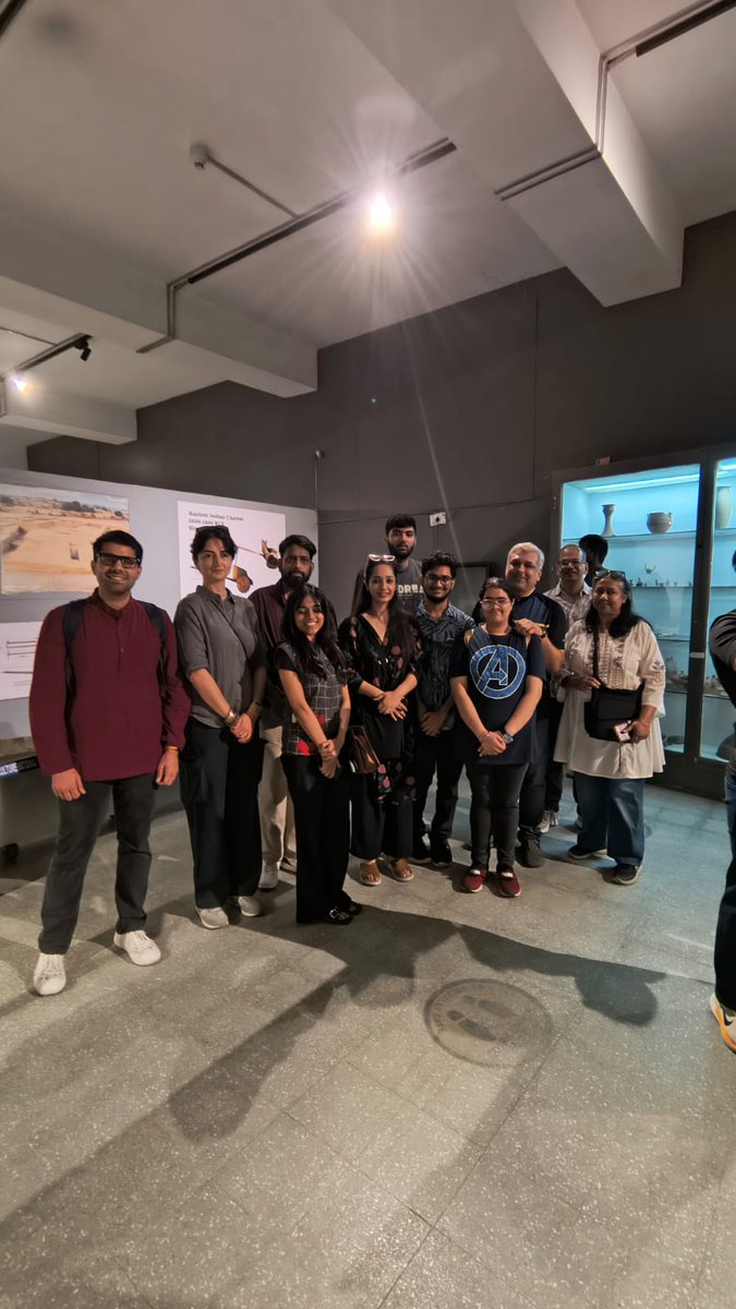 ahluwaliadisha's tweet photo. Explored the world of Harappans on a sunday morning with a fabulous group of people at the Harappan gallery, National Museum.
It was fun and engaging
What a thrill to share my love for Archaeology with others
🙏🏻
#museumwalk #harappanarchaeology https://t.co/waiVo4bht3