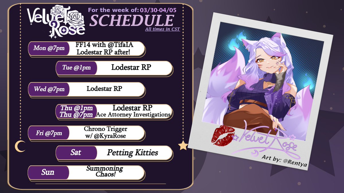 Velvet Rose the Galaxy Fox ✨🌹 tweet media