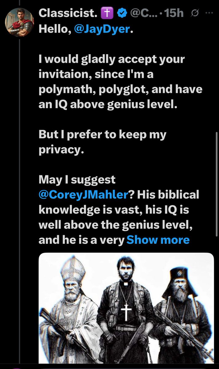 Jay Dyer tweet media