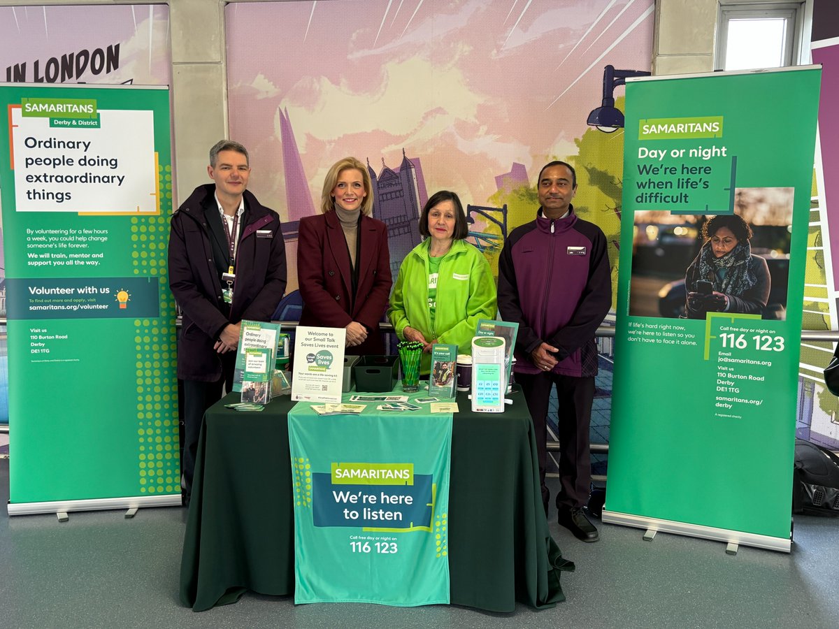 Derby Samaritans tweet media
