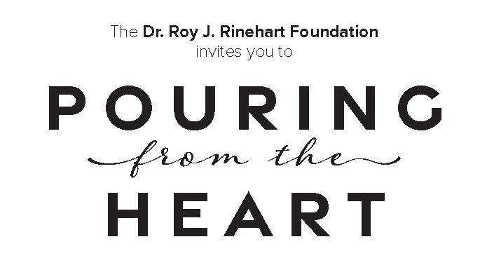 The Rinehart Foundation's Pouring from the Heart 2026! Join us on April 23rd from 6:30-10 pm at our annual "party with a purpose" to raise funds to support students and patients of the UMKC School of Dentistry community clinic. 
To reserve your spot go to: casbid.com/ticketing/tick…