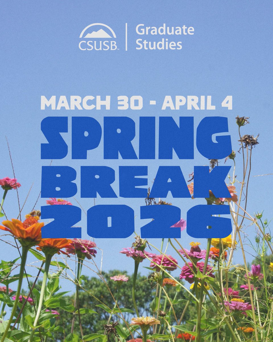 CSUSB Graduate Studies tweet media