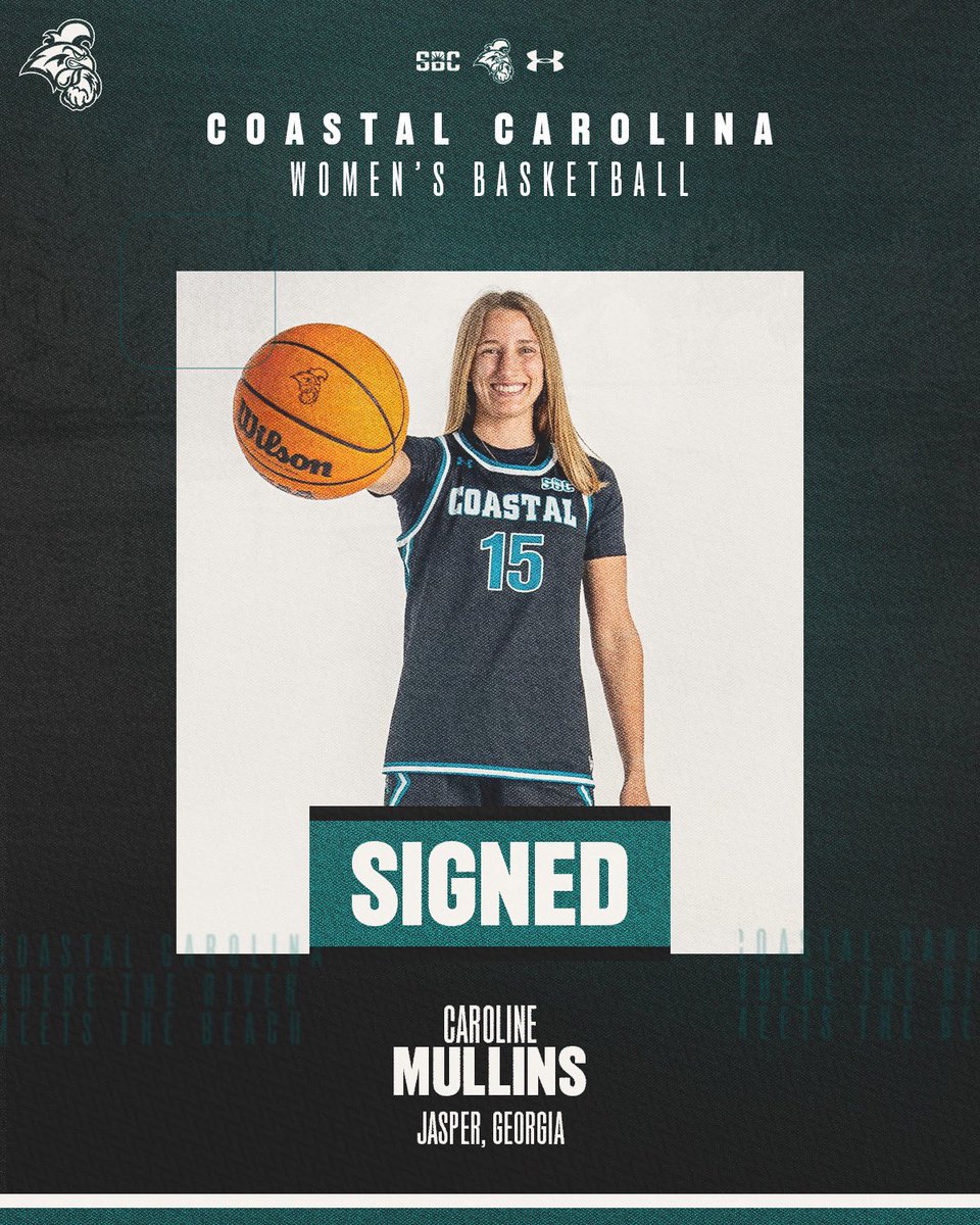 CoastalWBB's tweet photo. An All-American has entered the chat.

Welcome to the family, Caroline Mullins!

MORE➡️ https://t.co/x2zU2YgdOS https://t.co/aRXLv8OAhZ