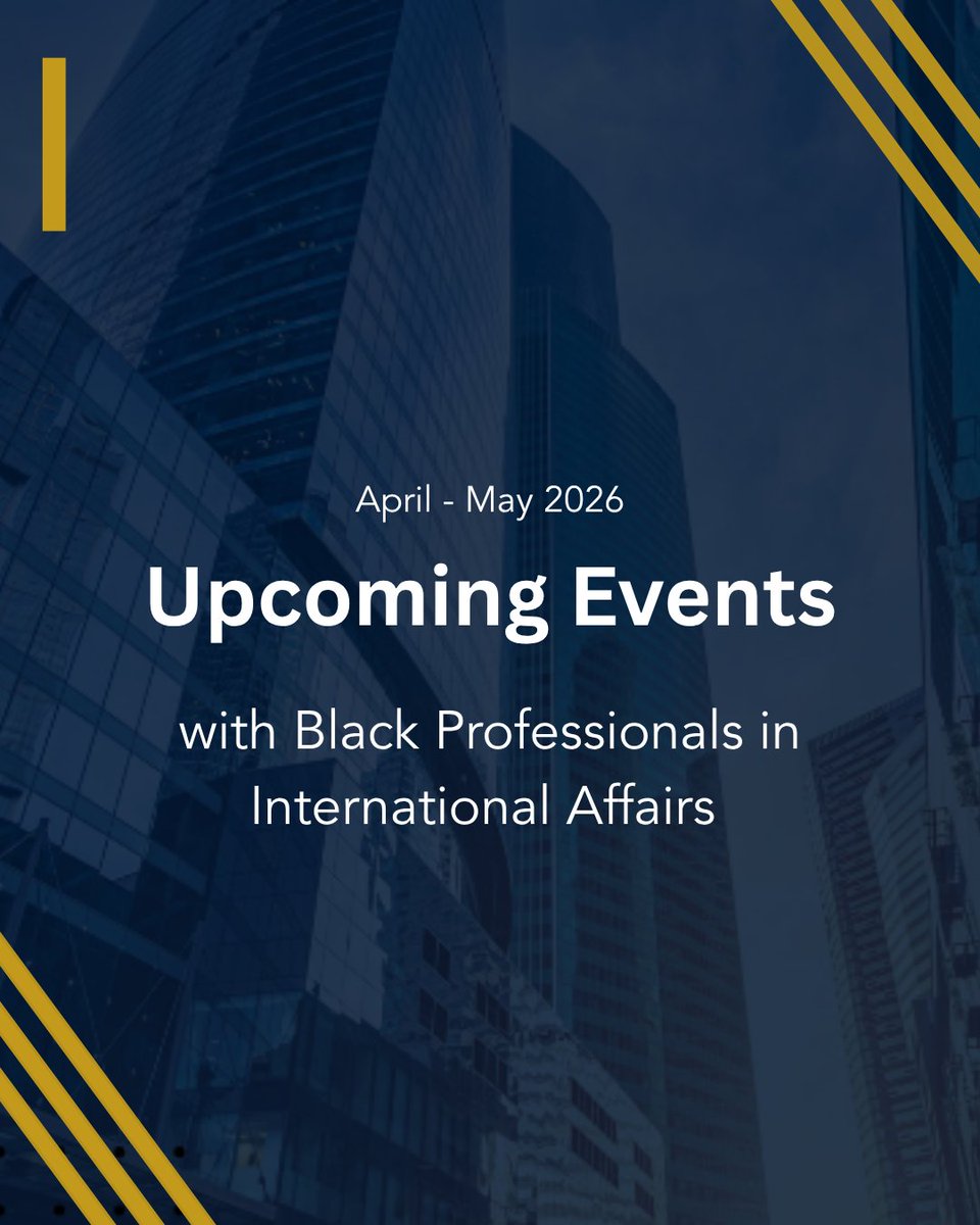 Black Professionals in International Affairs-BPIA tweet media