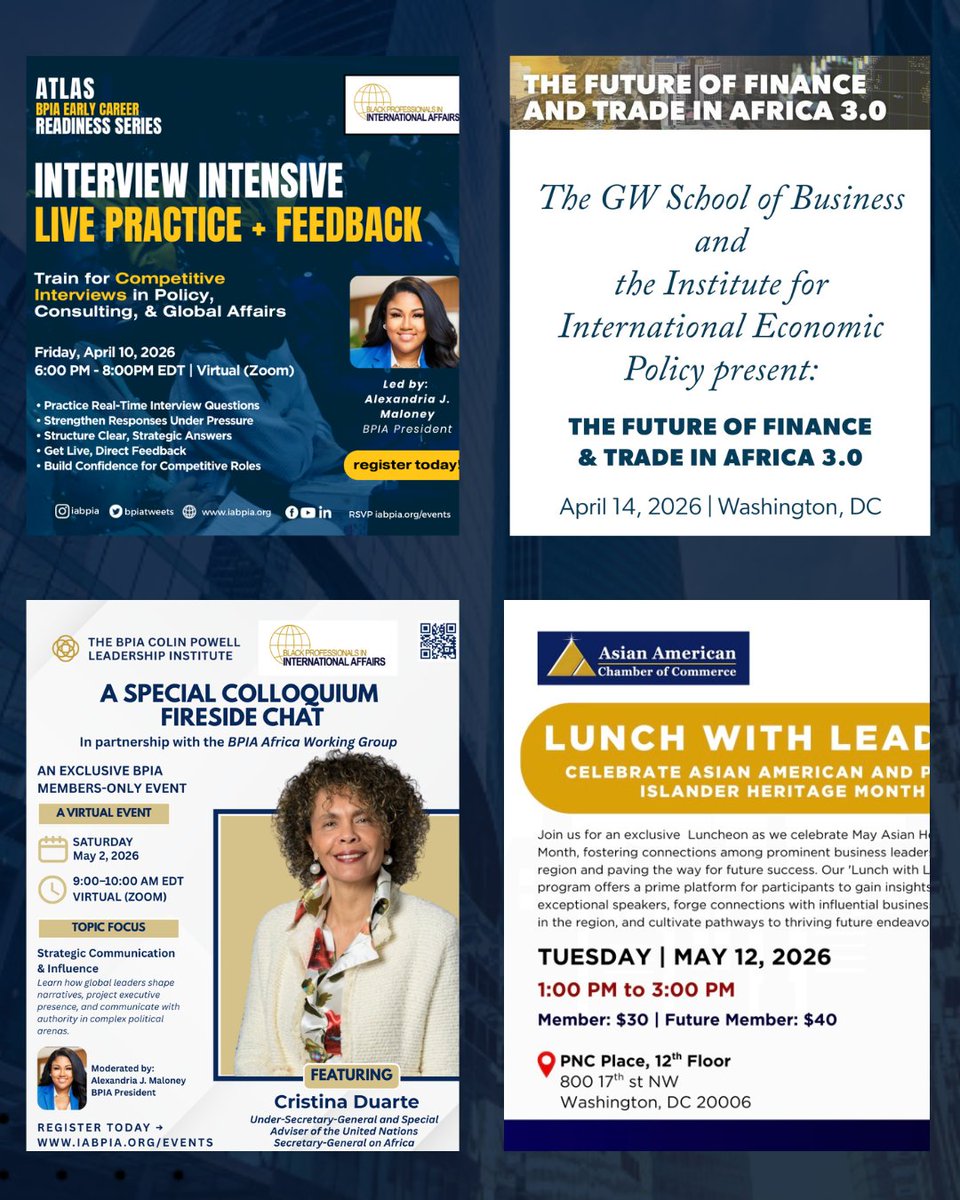 Black Professionals in International Affairs-BPIA tweet media