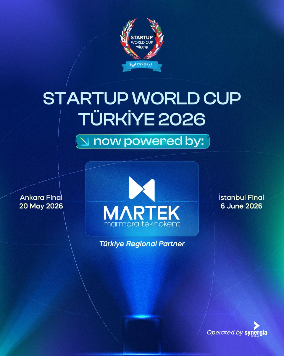 zknflz's tweet photo. Geçen sene Türkiye'de ilk defa yapılan STARTUP WORLD CUP bu sene daha da büyüyerek, daha da kurumsallaşarak Tübitak Marmara Teknokent'in yürütücülüğünde gerçekleştirilecek.

Tebrikler
@synergiahub 

Teşekkürler
@martekteknokent https://t.co/12zruc5GTY