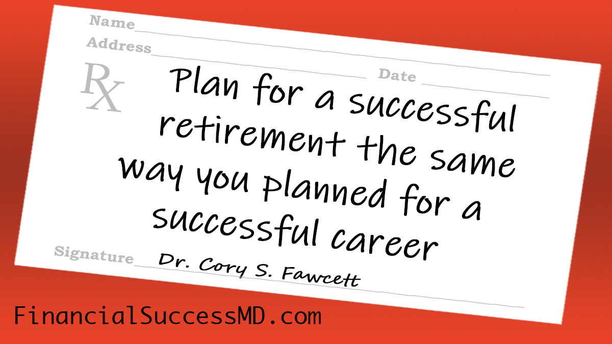 Financial Success MD (Dr. Cory S. Fawcett) tweet media