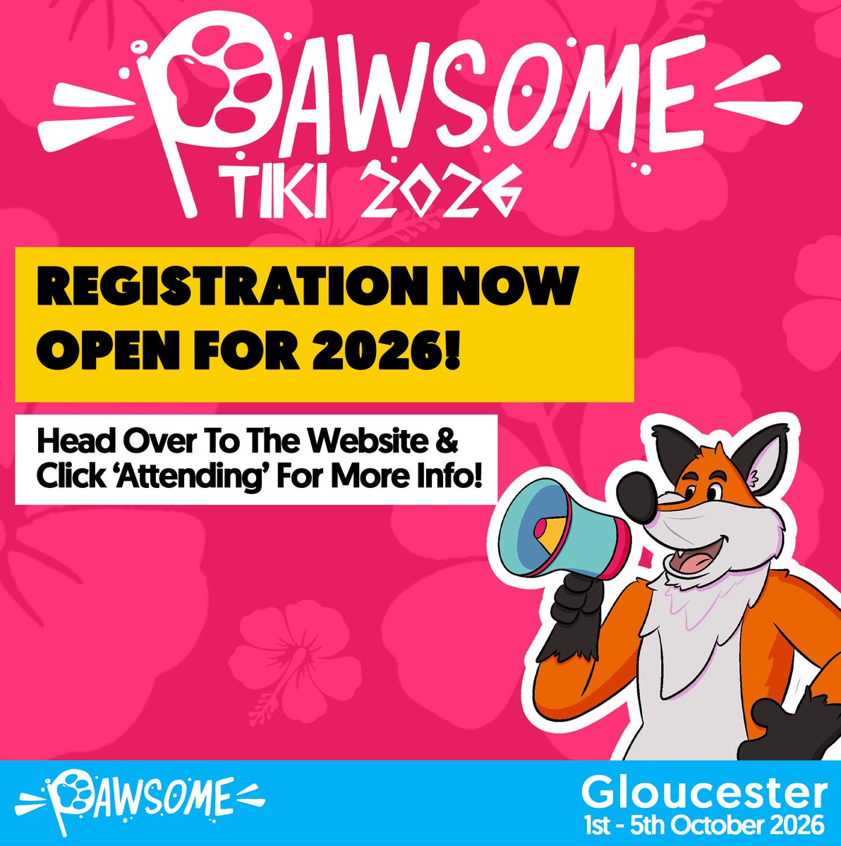 Pawsome - Tiki Paradise - 1st-5th Oct 2026! tweet media