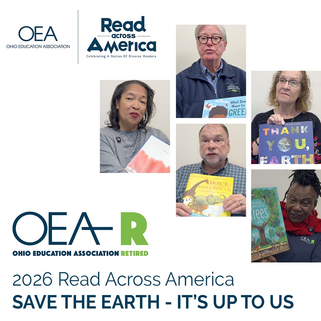 OhioEA's tweet photo. Get ready for #ReadAcrossAmerica during March! 📚 Join us in ensuring every student has access to books that allow them to explore new possibilities, discover new passions, and deepen their understanding of themselves and their communities.

https://t.co/zO292TC6Bw https://t.co/vsiCLkGgMw