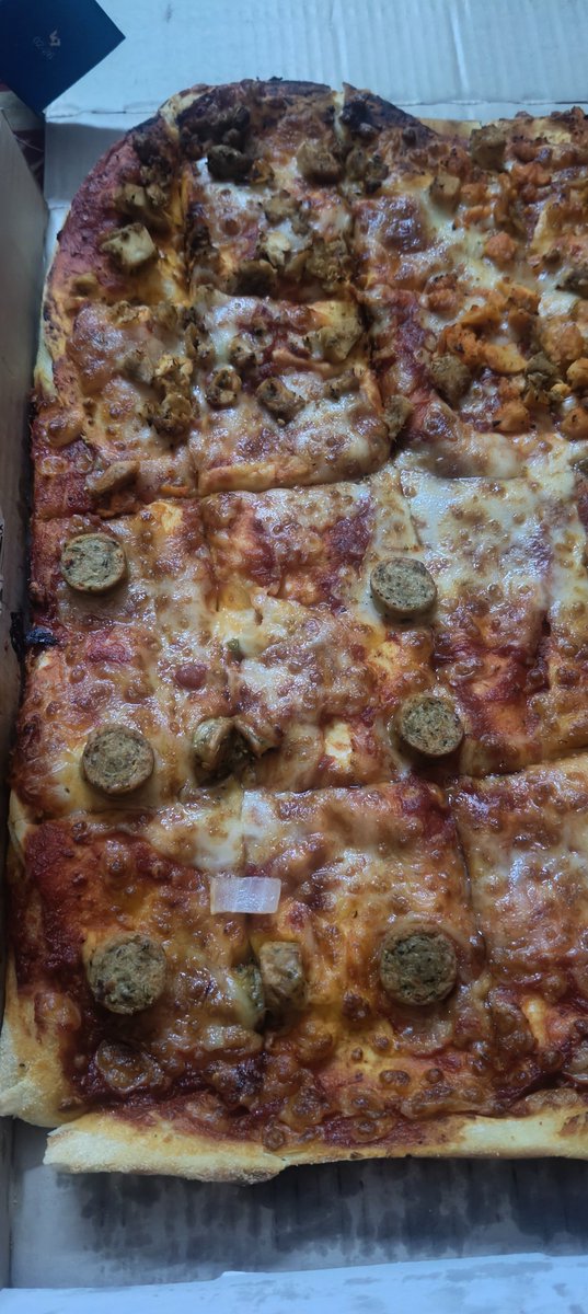 sarcasophile's tweet photo. @dominos , got non veg pizza instead of veg pizza, which I ordered https://t.co/QJIP3OVt6B