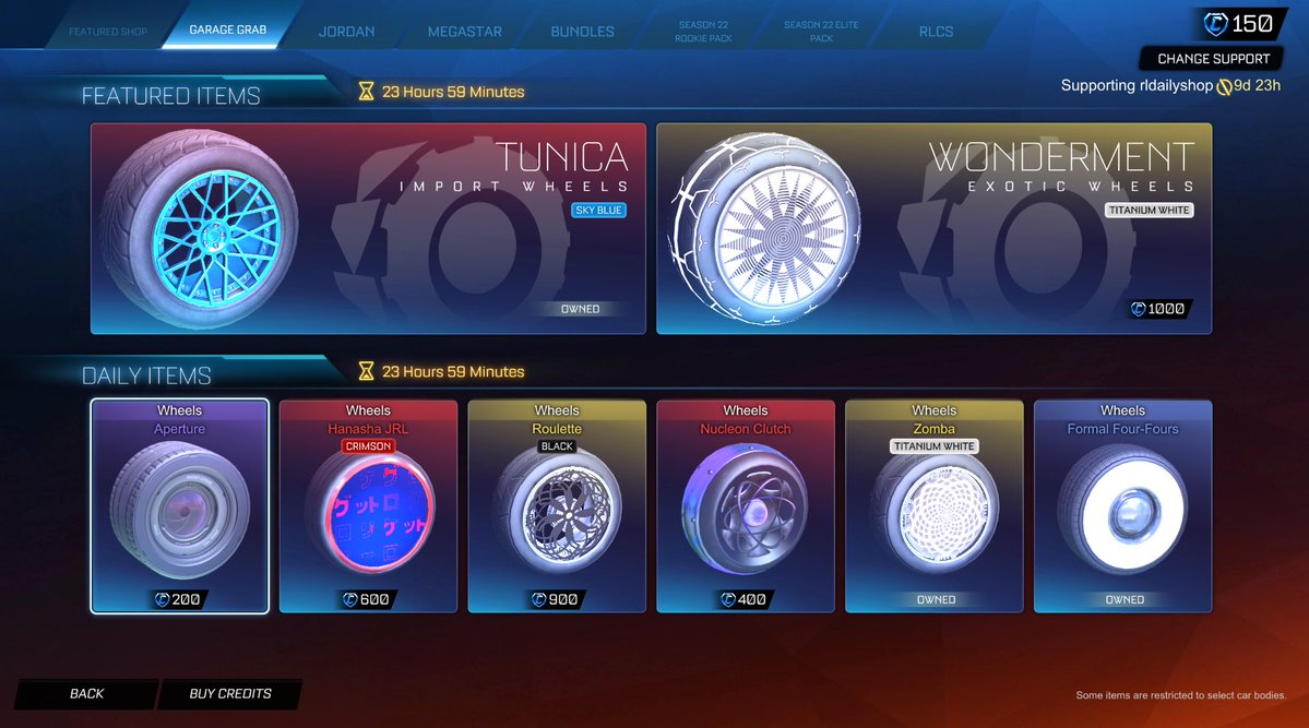 Rocket League Shop tweet media