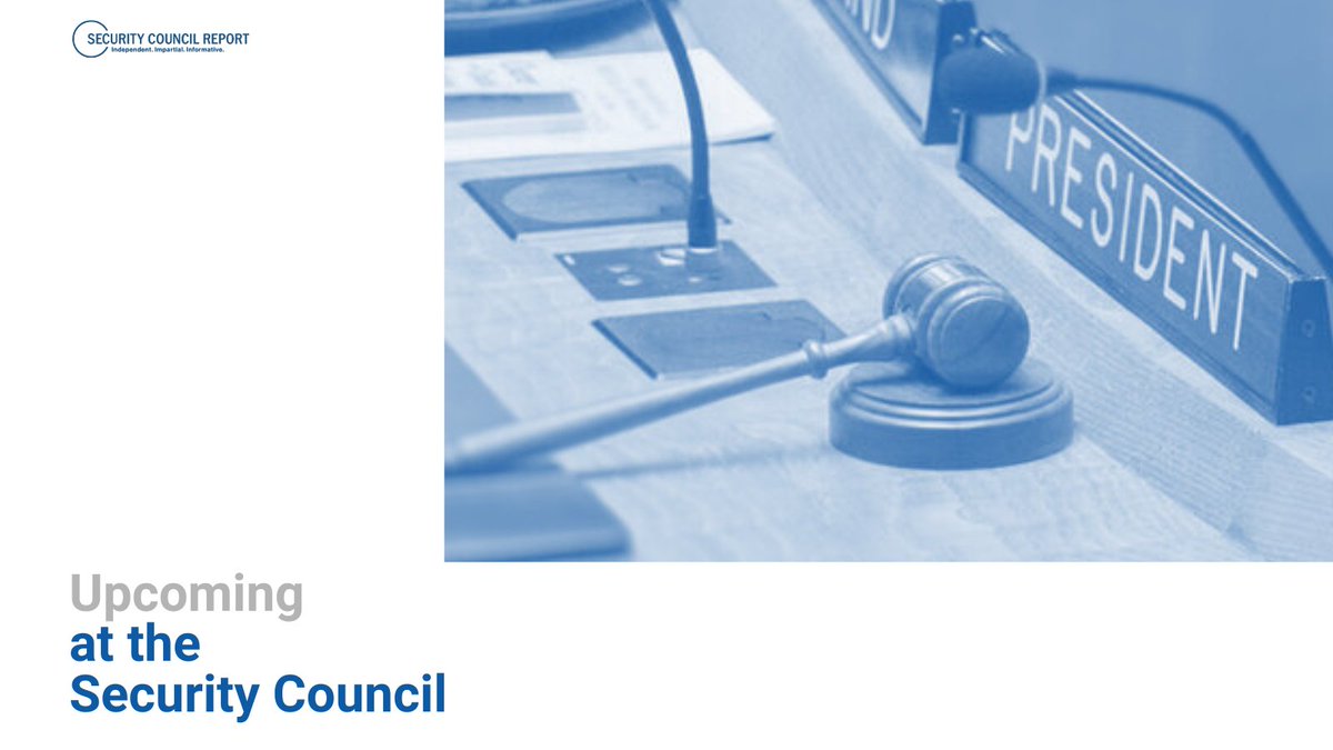 Security Council Report tweet media