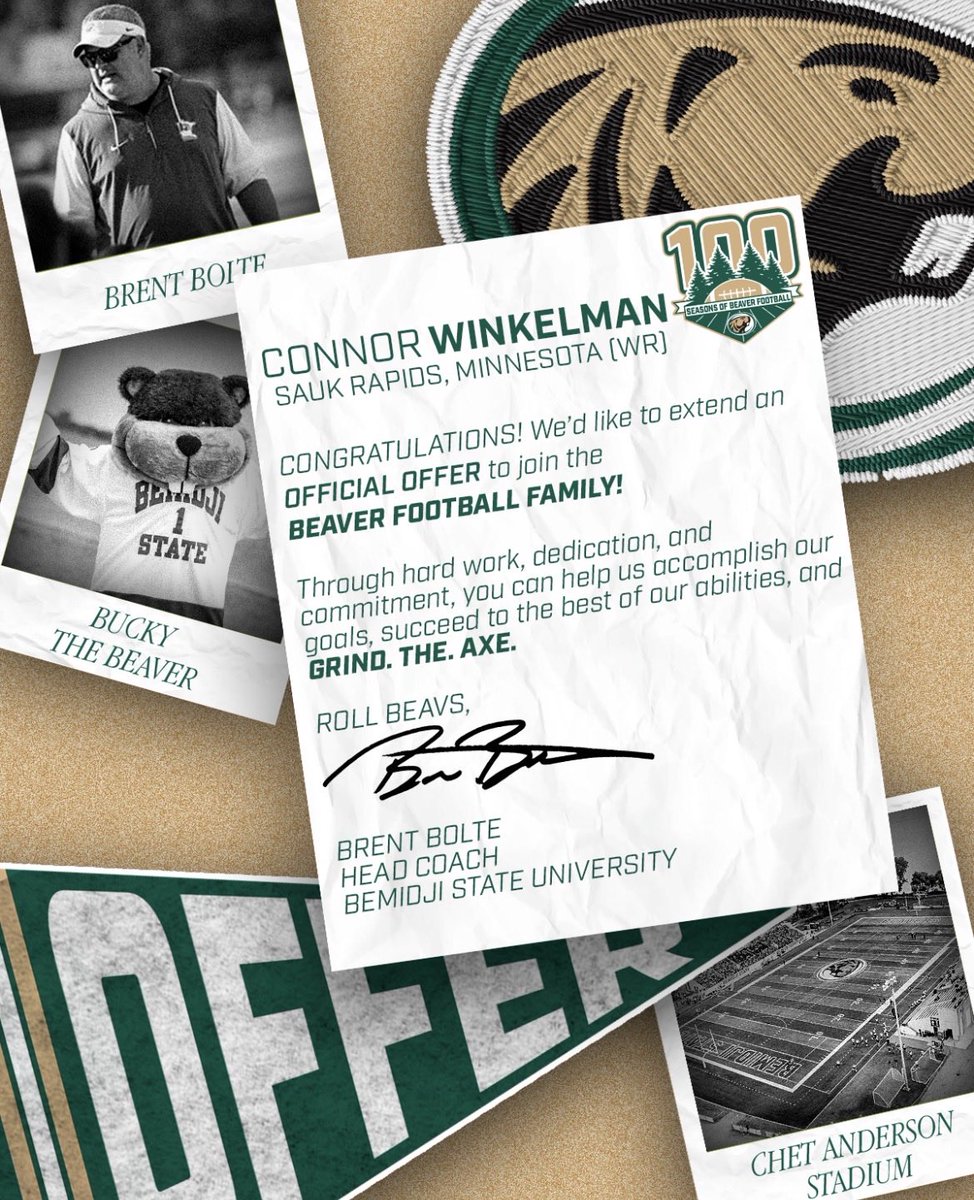 showtime_wink's tweet photo. Thank you! @BSUBeaversFB @CoachTMunson🦫🏈 https://t.co/P0cPZz69oj