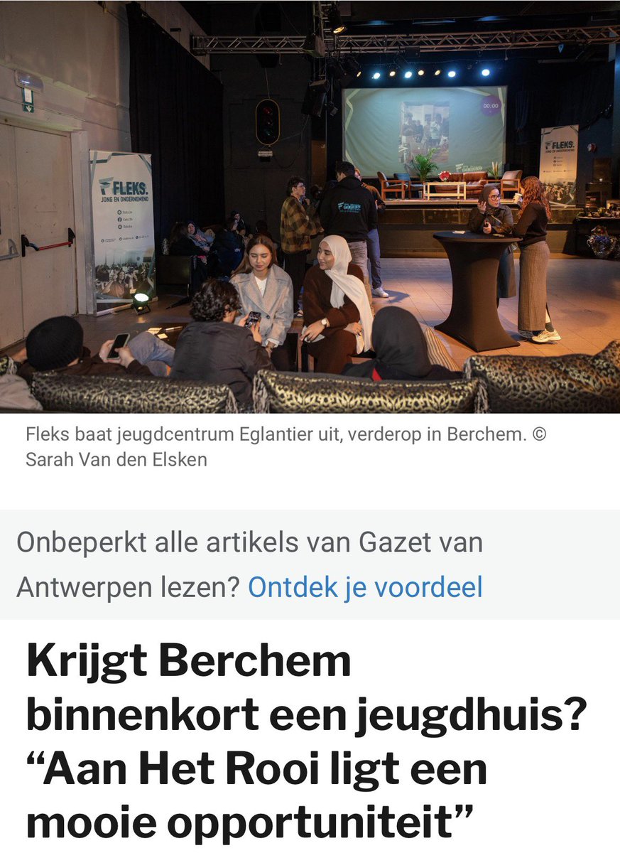 WilliamVanKerc1's tweet photo. Voor #VlaamsBelang  mag #HetRooi geen plek zijn voor een islamitisch bolwerk vermomd als jeugdhuis. In 2018 gaf het stadsbestuur aan deze site te ontwikkelen tot kwalitatief sportcentrum. Het blijft wachten op daden die #BerchemSport ten goede komen… https://t.co/Vhz6WcXjJl