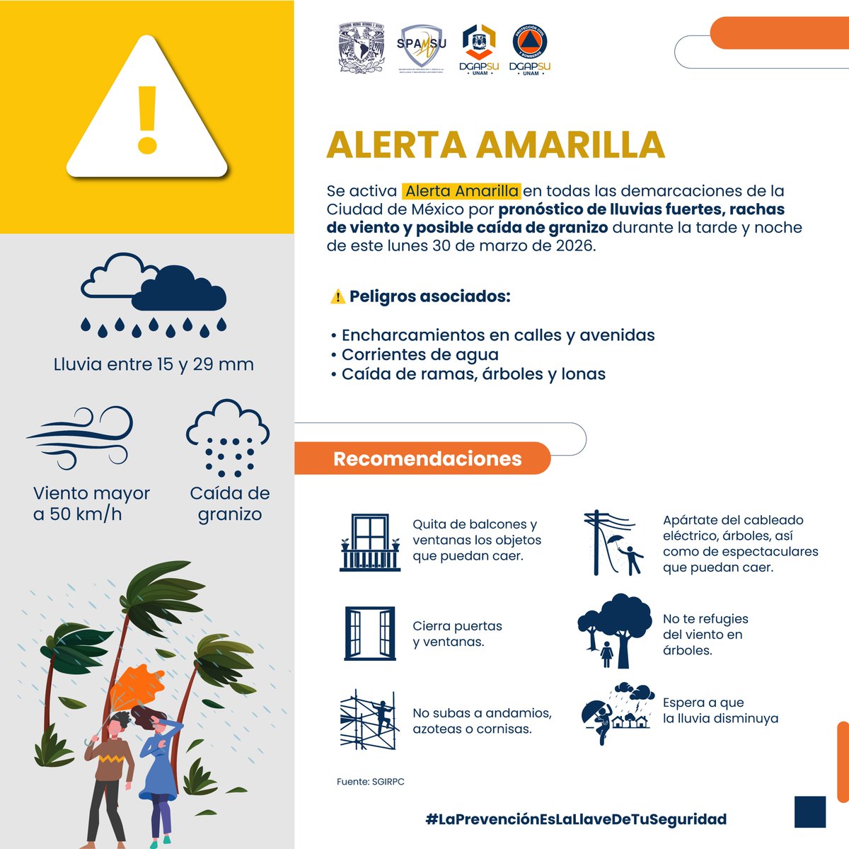 Protección Civil UNAM tweet media
