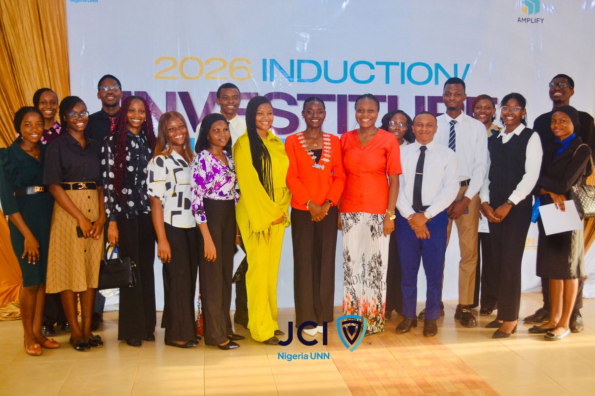 JCIN_UNN's tweet photo. Service to humanity is the best work of life.
Gratitude to everyone who made the 2026 Annual Convention a success. We celebrated leadership, excellence, and the bright future of JCIN UNN. Cheers to the new administration! 🥂
#JCIN
#JCINUNN
#TEZU
#AMPLIFY
#SPARK https://t.co/EL3Fe3K2uG