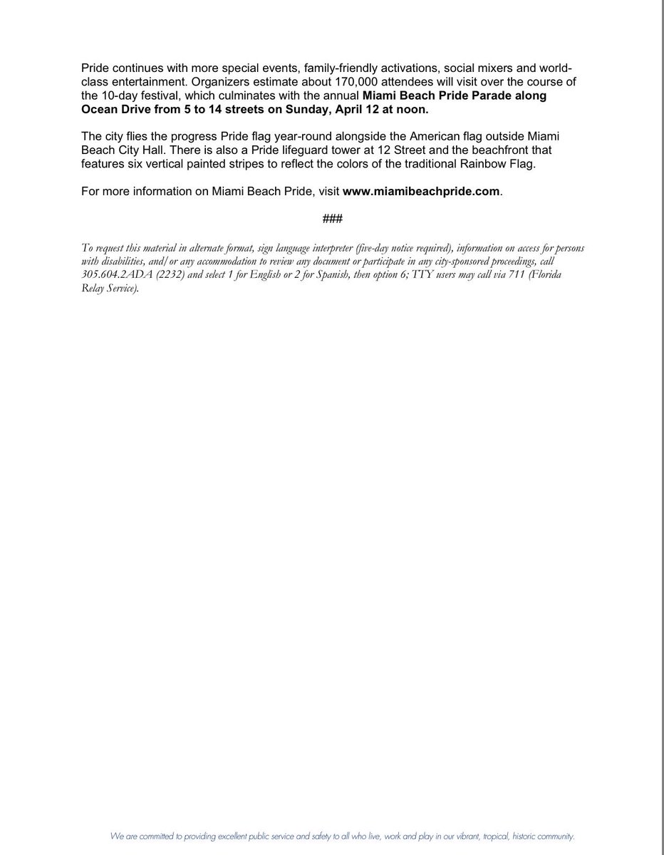 City of Miami Beach tweet media