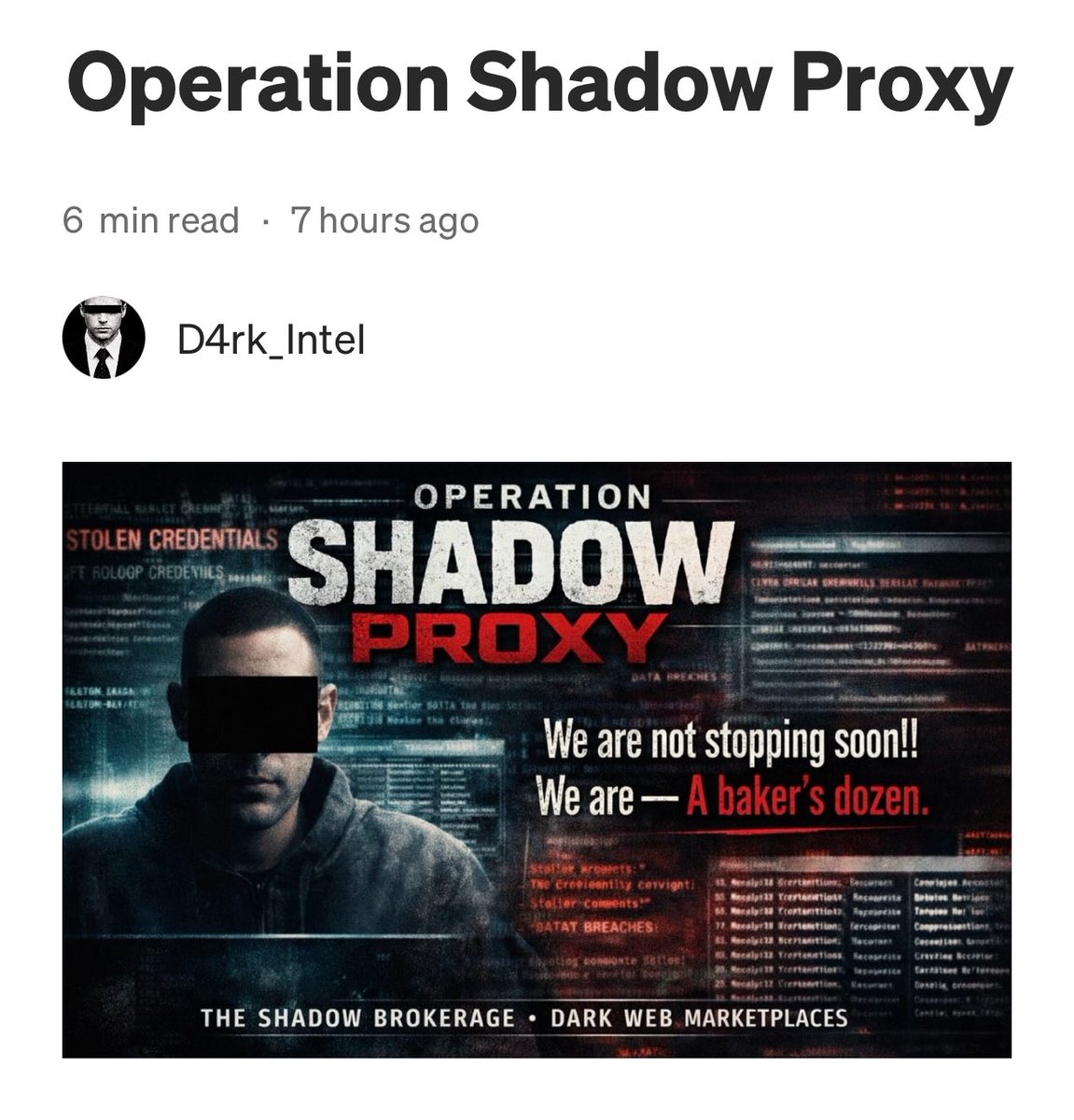 d4rk_intel's tweet photo. Operation Shadow Proxy 

I am happy to announce the release of a new OSINT challenge.

From ‘caeser cipher decoding to PGP key correlation to visual entity graphing’ → this one has layers! 

Are you ready, analysts?!!!

#OSINT #Cybersecurity https://t.co/ap9MpsKd7G