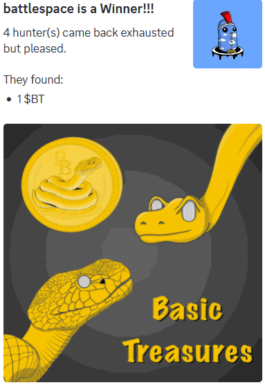 billbgo's tweet photo. Won a Basic Treasure in the Basic Discord Hunting with a @Voi_Net Basic Pixel Buddy 💯❗️  Visit the Basic Discord and try your luck at finding NFT's, Tokens and 🪙Basic Treasures🪙

🔗https://t.co/wS1Chf1jz0

#VoiGames @Belinda_algo @AlgoNFT_Quilt #Voiagers @Voi_Net https://t.co/MMcv057u6B