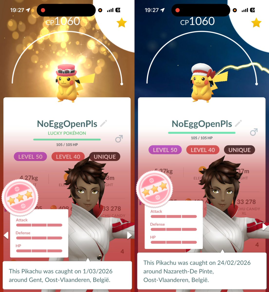Jeroen026PoGo's tweet image. I’ve been very lucky with trades last week 😍❤️

#MaxOutMonday