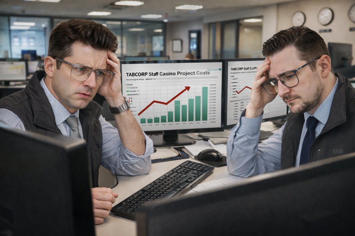 Have you seen the projected costs of this staff casino?! seriously we did NOT budget for this. #tabcorp