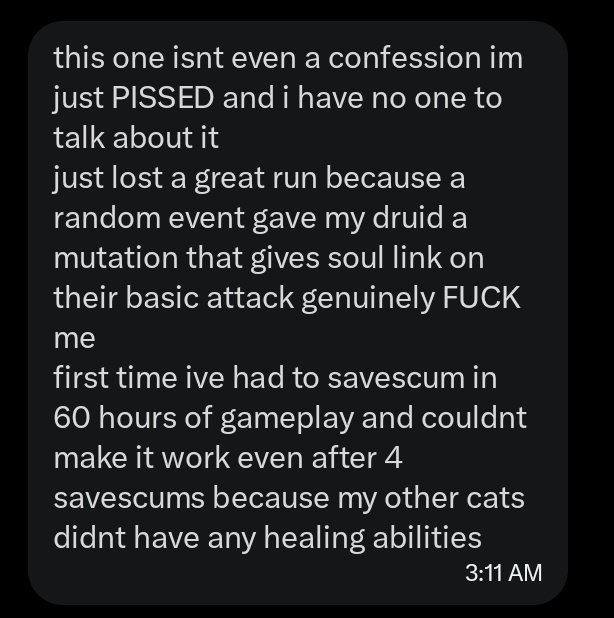 Mewgenics Takes & Confessions tweet media