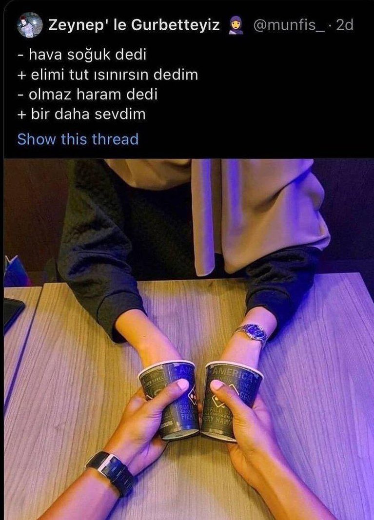 birbirinize emanetsiniz