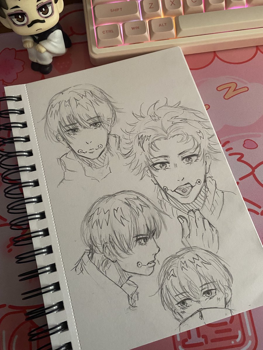sketches of my wife because i miss him after the s3 finale (˃̣̣̥ᯅ˂̣̣̥) #inumaki #jjk #jujutsukaisen
