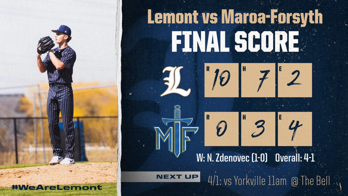 Lemont Baseball tweet media