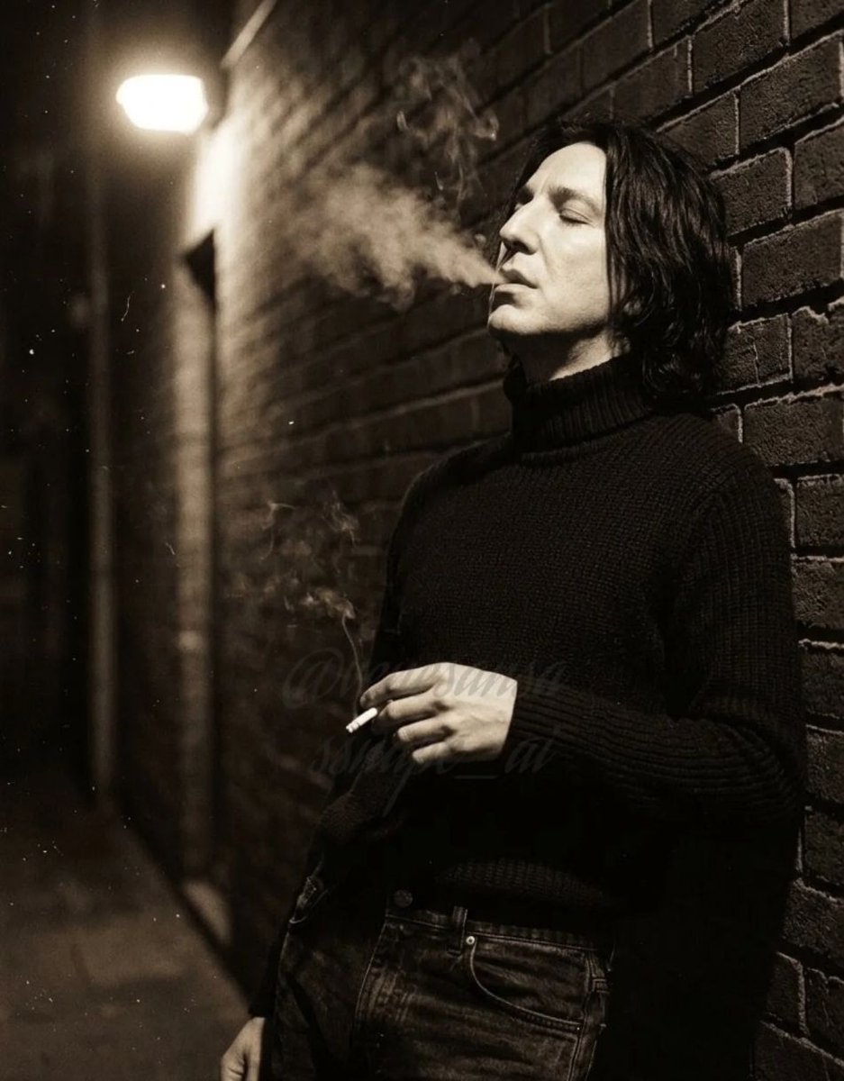 AnoukHalfDemon's tweet image. Not exactly Sev, but I love this

#SeverusSnape 
#Always