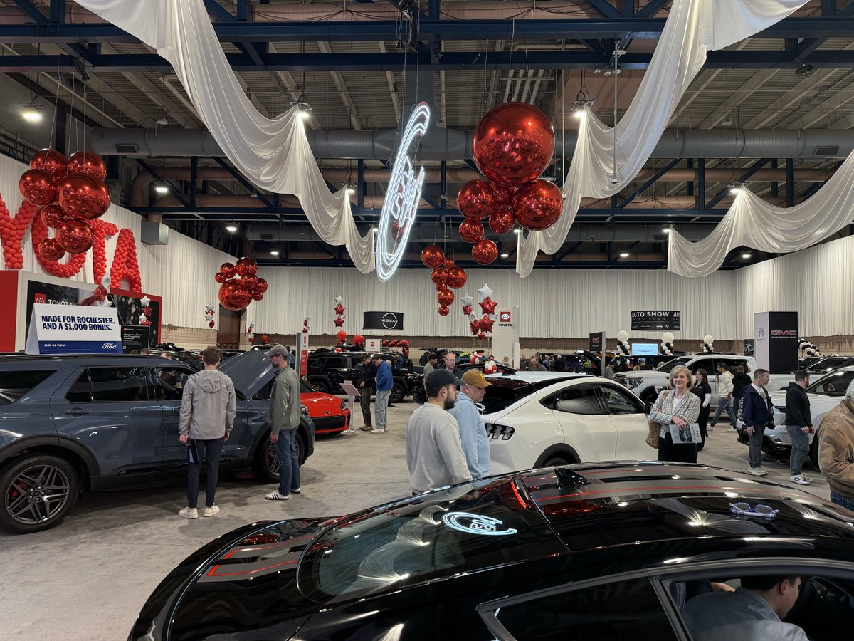 Rochester Auto Show tweet media