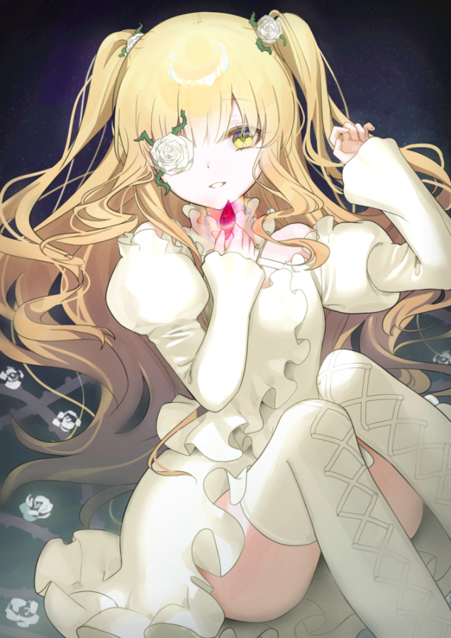 Wohinya's tweet photo. #ローゼンメイデン 
#RozenMaiden 
#雪華綺晶
🌹🤍 https://t.co/rU6OBjDR0p