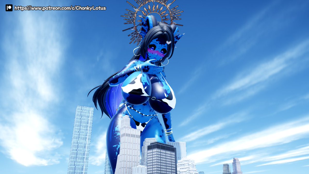 ChonkyLotus : Gentle giantess 💗 tweet media