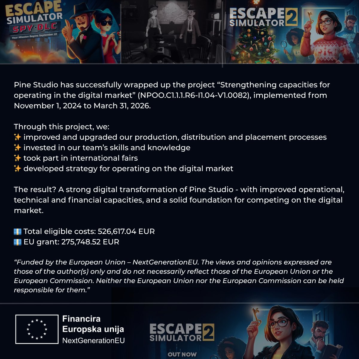 ESCAPE SIMULATOR by Pine Studio 🔍 tweet media