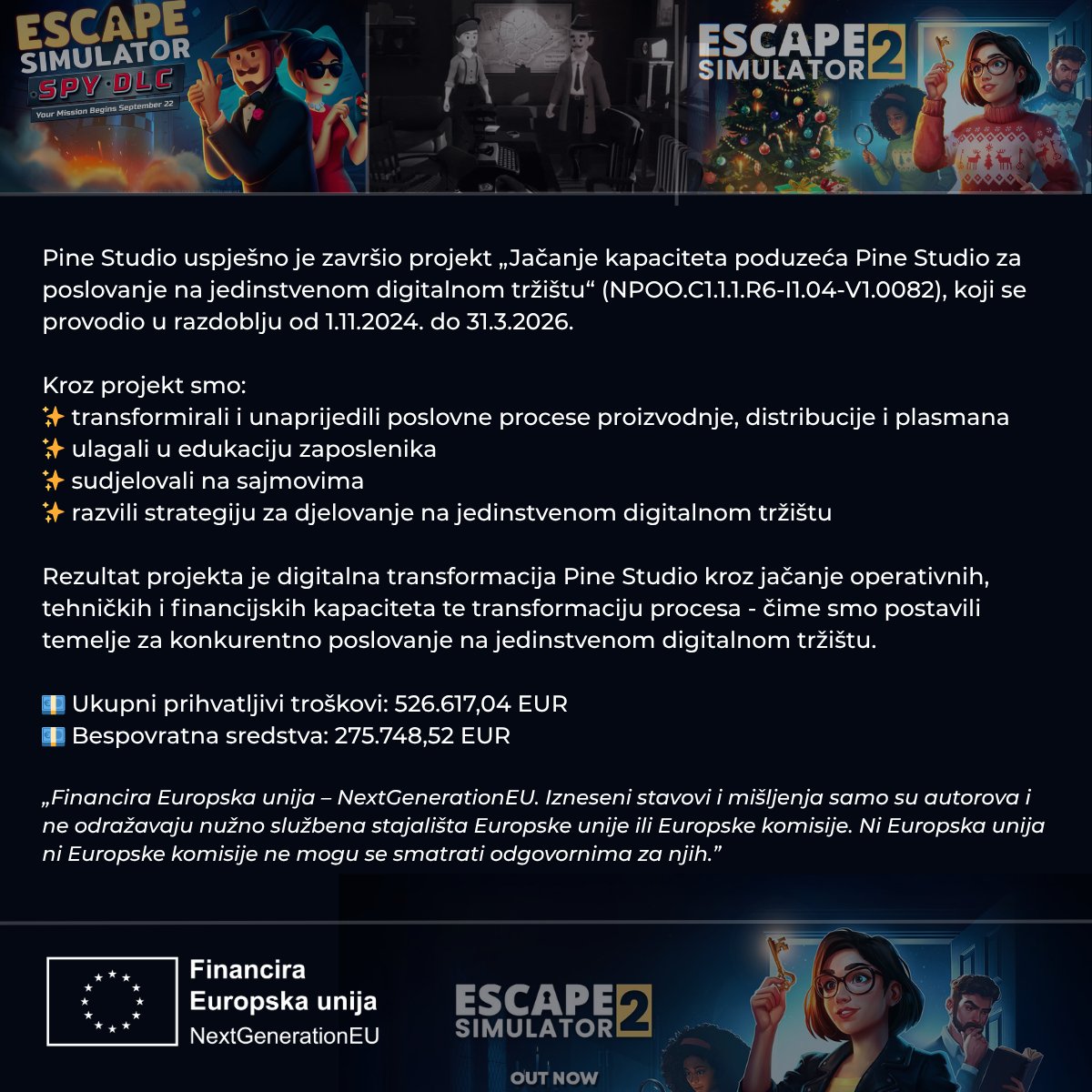 ESCAPE SIMULATOR by Pine Studio 🔍 tweet media