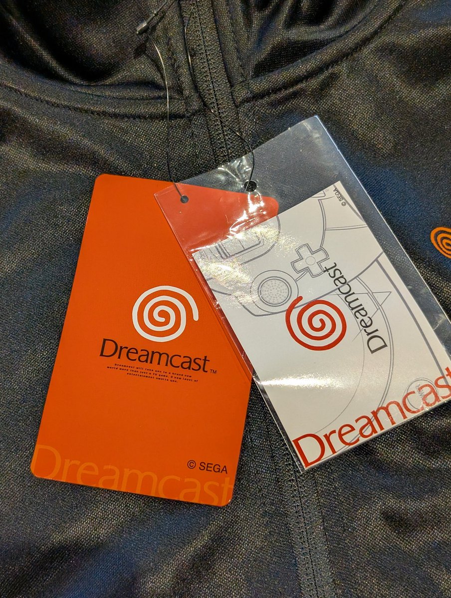 Got this Dreamcast tracksuit from Japan 😊