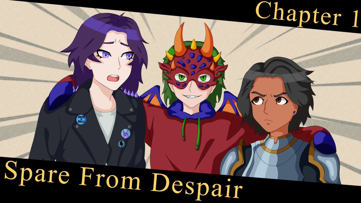 Chapter 1 title card. I’ll post an update soon #fangan #fangantwt