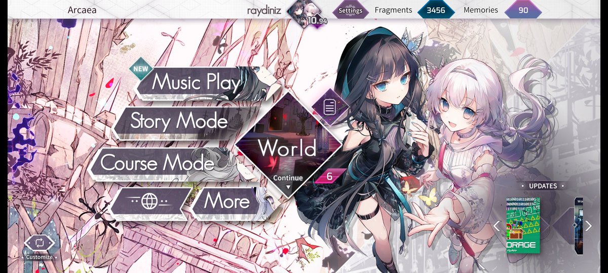 RabaneteRay's tweet photo. Mais um cenário de fundo pra lista ! #arcaea https://t.co/U8Xxt35B7Y