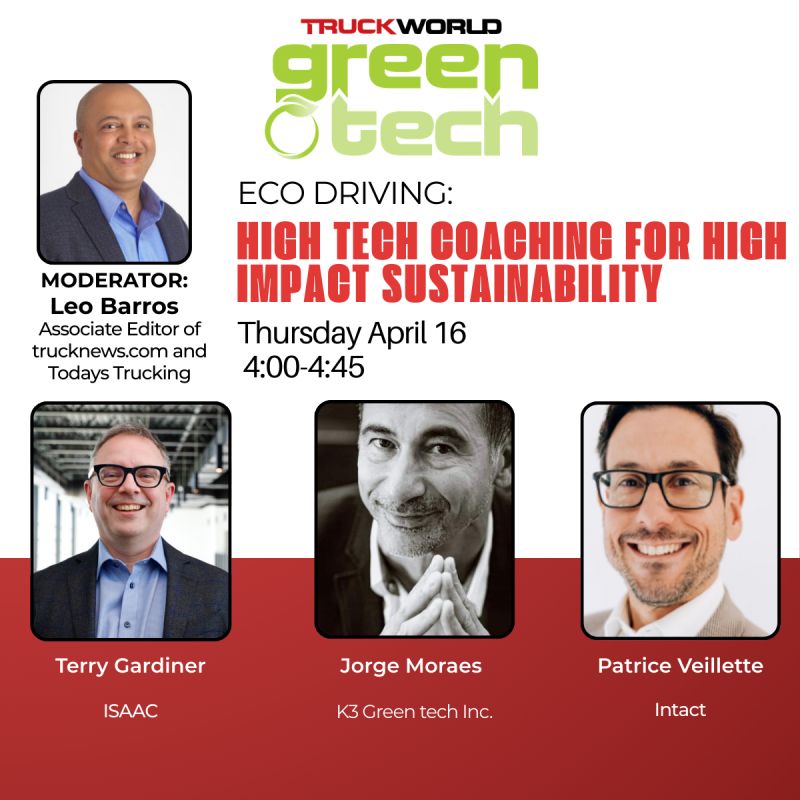 Todaystrucking's tweet image. How can high-tech coaching drive high-impact #sustainability? Join one of our #GreenTech panels during the @TruckWorldShow to explore how current training and coaching support energy-efficient driving behavior.

Register today: myconexsys.com/EventRegistrat…

#EcoDriving #TruckWorld