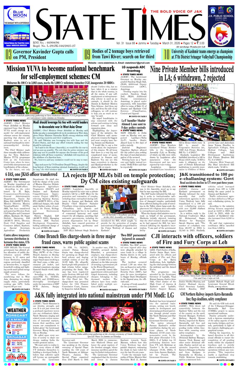 State Times tweet media