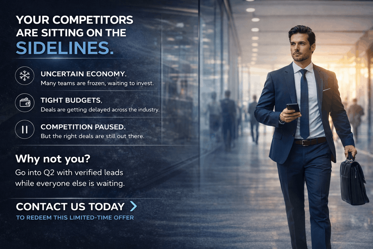 ChainStoreGuide's tweet image. Q1 ends tomorrow. Your competitors are waiting. The opportunities are not.
New subscribers save up to 40% on leads. Offer expires tomorrow.
Big wins don't come to those who wait. 👉 hubs.la/Q048Xt900
#CSGLeadSearch #B2BSales #CSGBlue