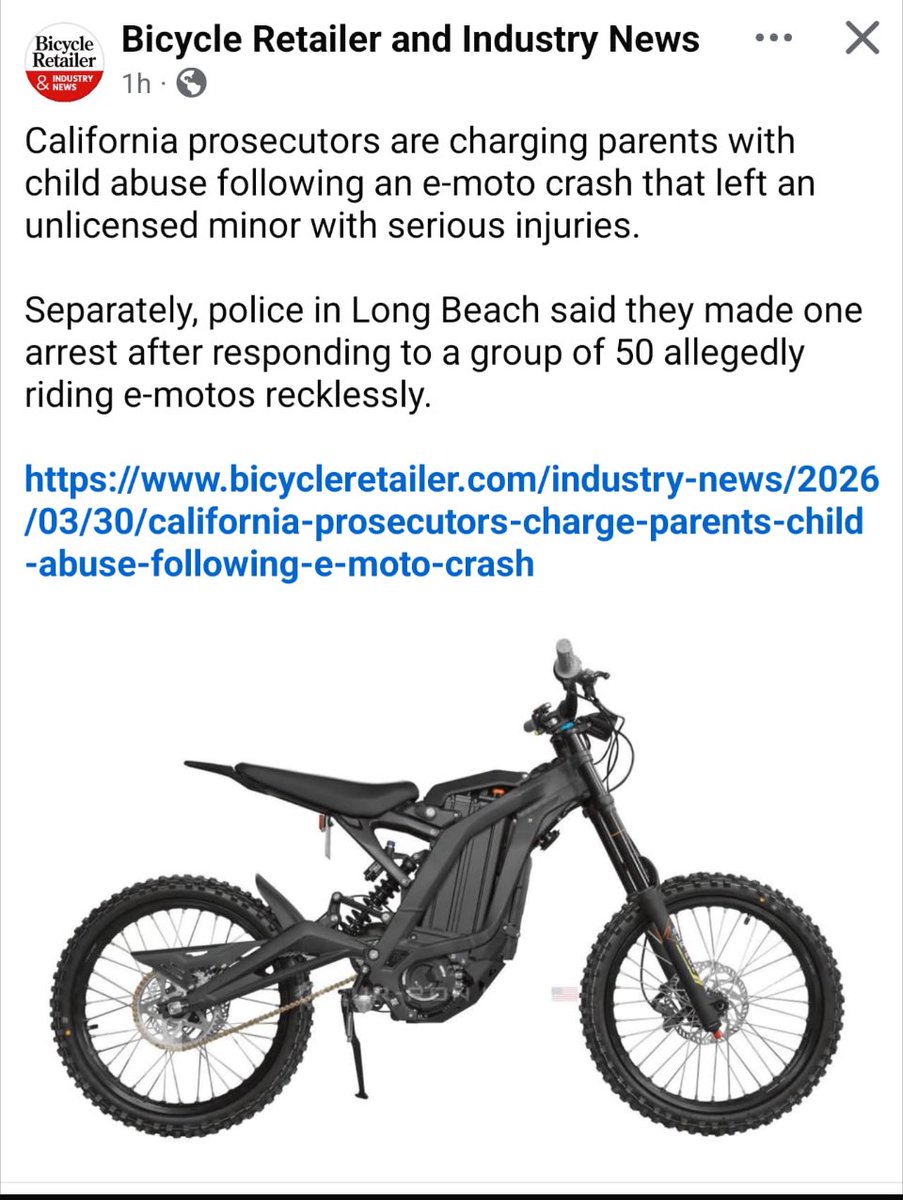electribikefl's tweet photo. Cracking down e DIRT BIKES https://t.co/0W4ySRfyPS