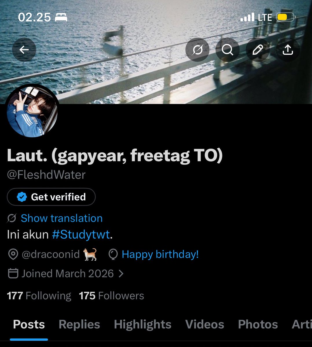 Laut. (gapyear, freetag TO) tweet media