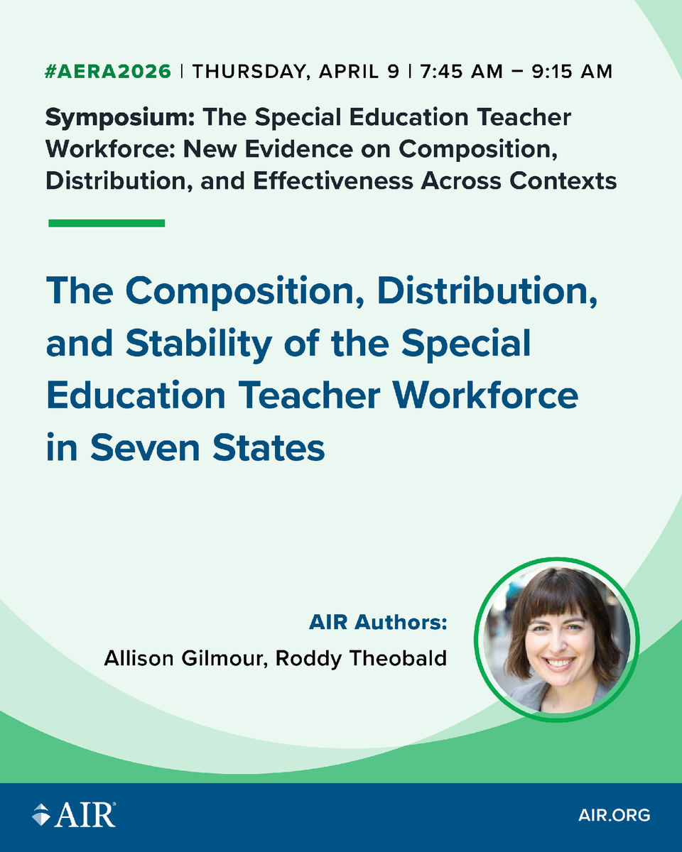 American Institutes for Research tweet media