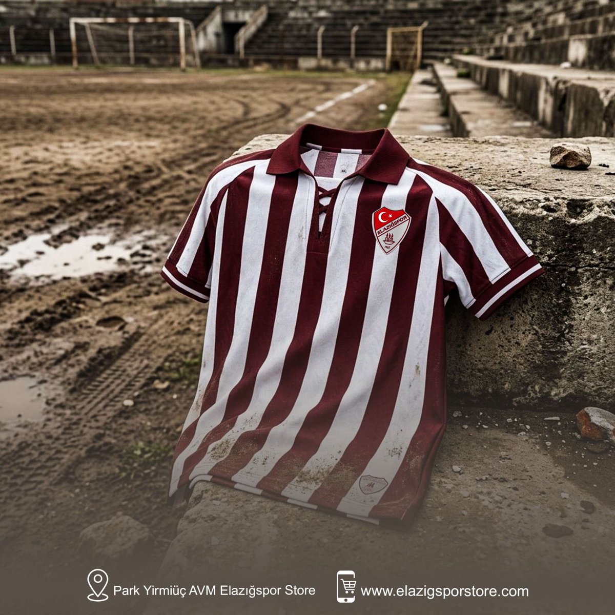 elazigsporstore's tweet photo. Senin hikayen, senin forman!

Sınırlı sayıda üretim, tükenmeyen bir sevda. 

Efsane nostalji serisi https://t.co/ar9LhDIeTu online mağaza ve Park Yirmiüç AVM Elazığspor Store’da!

Geçmişin asaletini, bugünün kalitesiyle giy… https://t.co/v0CB5Ko4m9