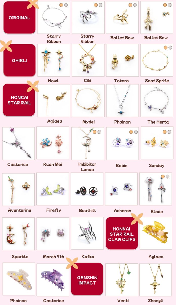 HIRARI ✨ anime-inspired jewelry tweet media