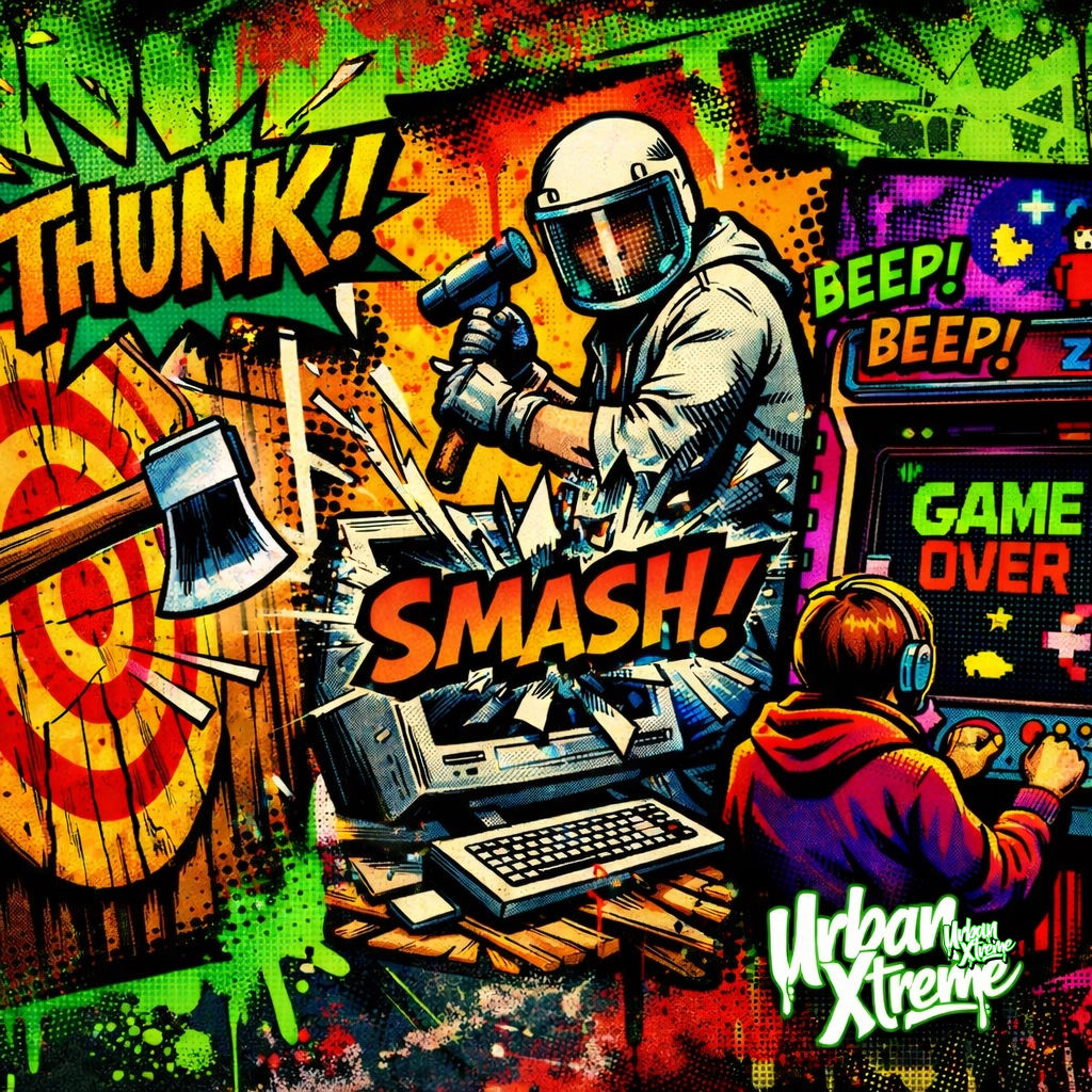 Hoppy Easter! 🐣 Ready to smash more than just eggs? Get 40m Axes, 20m Rage &amp; 60m Gaming for only £25pp! The ultimate 2-hour family adventure. 🪓🔨🎮

Book here: urbanxtreme.co.uk/urban-xperienc…
#FamilyFun #UrbanXtreme #Easter #Colchester