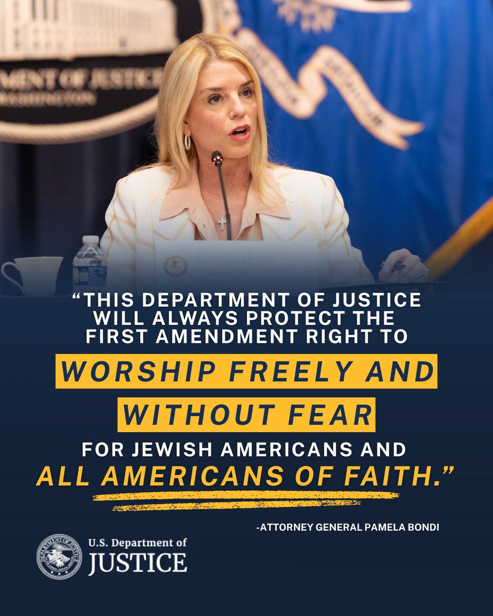 U.S. Department of Justice tweet media